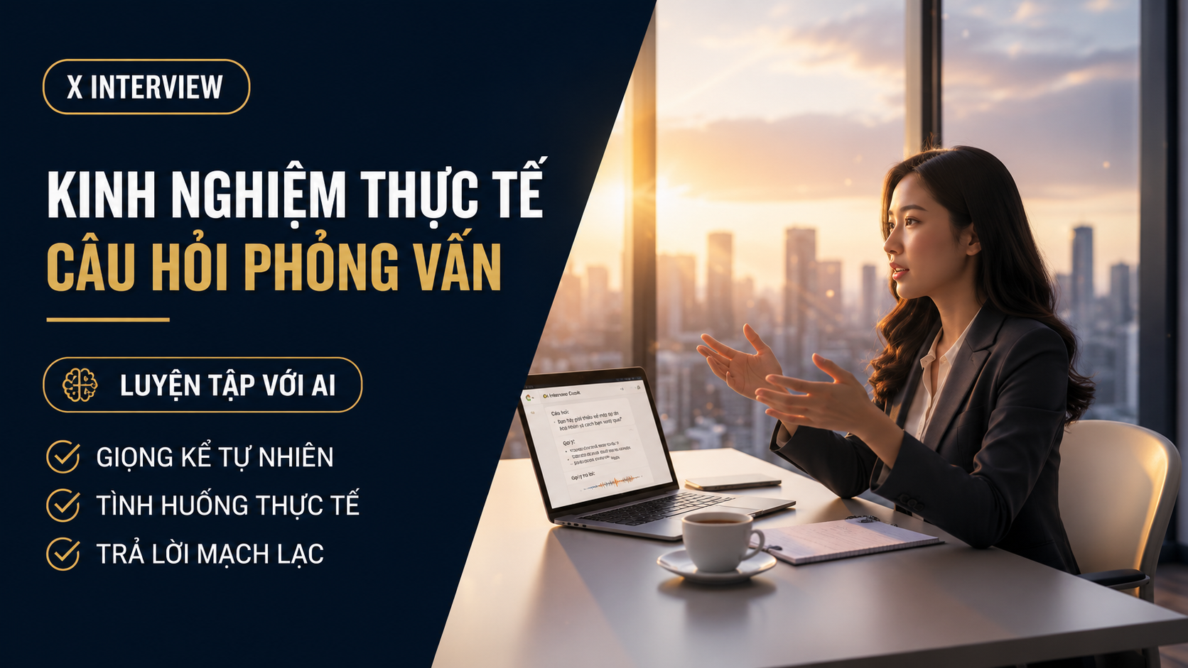 Luyện Câu Hỏi Về Kinh Nghiệm Thực Tế Với X Interview
