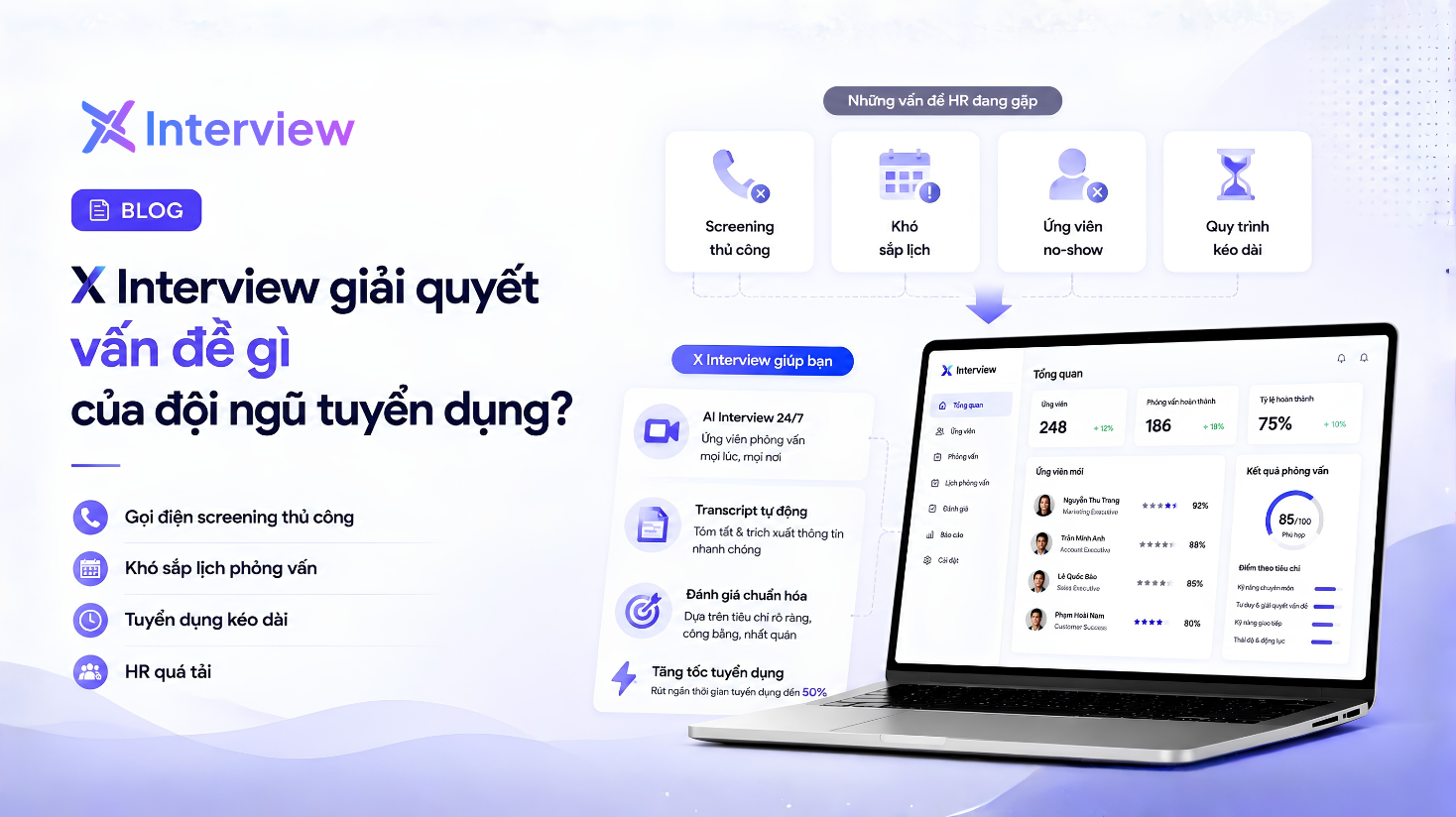 X Interview Được Xây Dựng Để Giải Quyết Vấn Đề Gì Của HR?